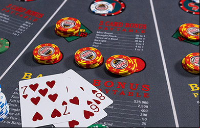 Let It Ride Table Games at Akwesasne Mohawk Casino Resort Upstate New York Near Canada
